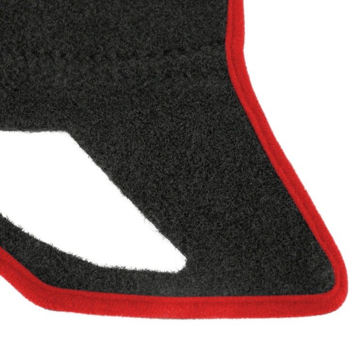 Left-hand Drive Dark Mat Car Dashboard Cover Car Light Pad Instrument Panel Sunscreen Car Mats for Volkswagen Lavida 2018~2019 Year (Please note the model and year)(Red) by buy2fix