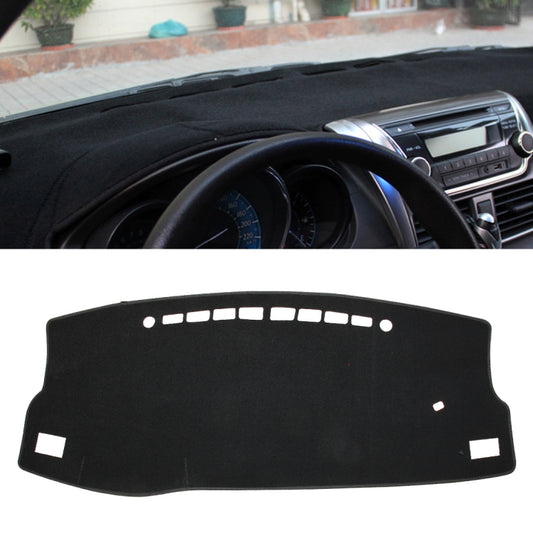 Left-hand Drive Car Light Instrument Panel Sunscreen Dashboard Mats Cover for Toyota New Corolla (2014-2018)，Please Note Model and Year(Black) by buy2fix