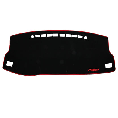Left-hand Drive Car Light Instrument Panel Sunscreen Dashboard Mats Cover for Toyota New Corolla (2014-2018)，Please Note Model and Year(Red) by buy2fix