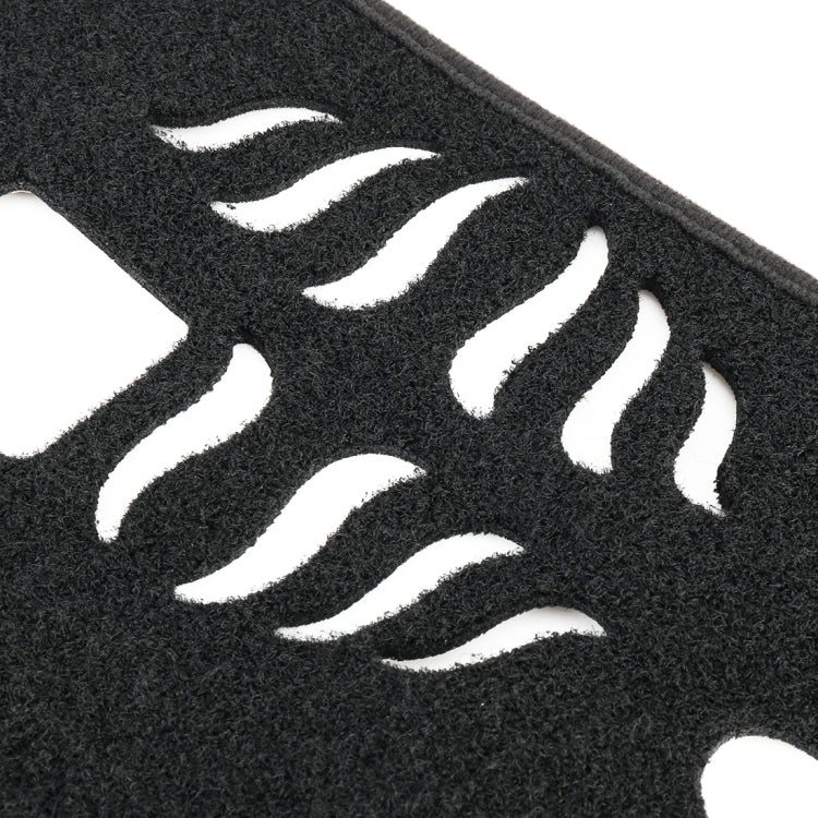 Left-hand Drive Dark Mat Car Dashboard Cover Car Light Pad Instrument Panel Sunscreen Car Mats for Land Rover Discovery 4, Please note the model and year(Black) by buy2fix