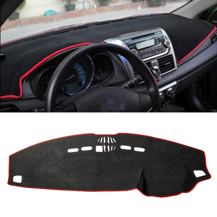 Left-hand Drive Dark Mat Car Dashboard Cover Car Light Pad Instrument Panel Sunscreen Car Mats for Land Rover Discovery 4 (Please note the model and year)(Red) by buy2fix