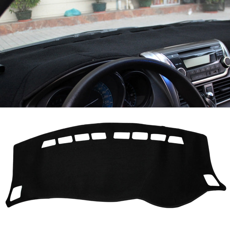 Left-hand Drive Car Light Pad Instrument Panel Sunscreen Mats Hood Cover for Nissan 14 Sylphy (Please note the model and year)(Black) by buy2fix