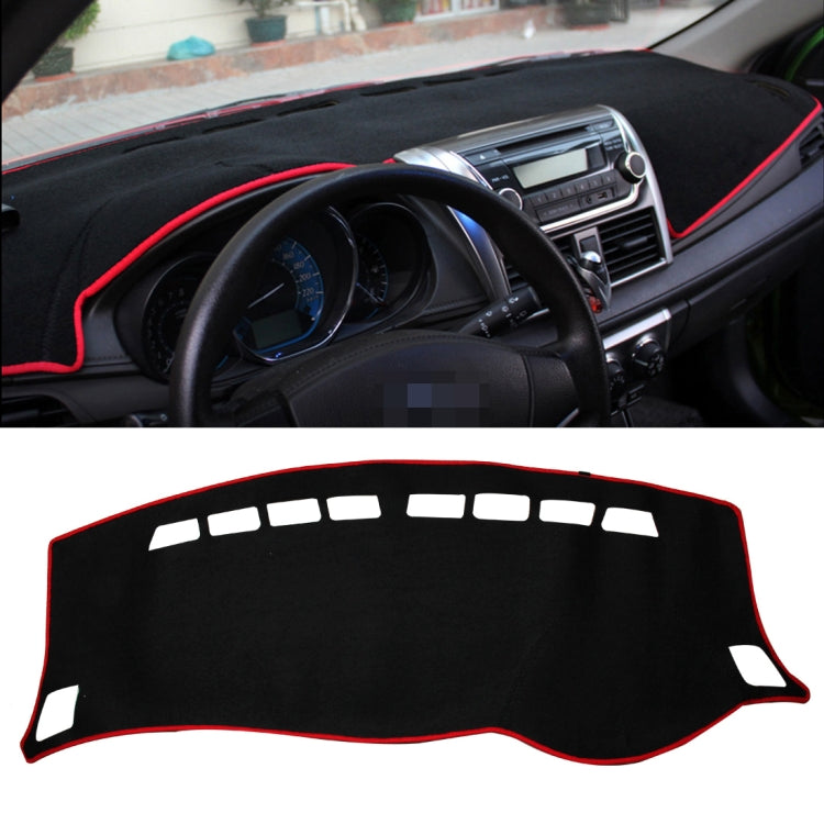 Left-hand Drive Car Light Pad Instrument Panel Sunscreen Mats Hood Cover for Nissan 14 Sylphy (Please note the model and year)(Red) by buy2fix