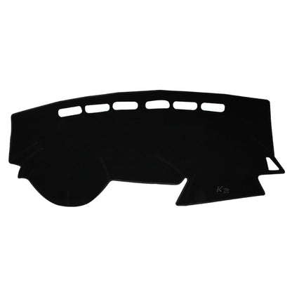 Left-hand Drive Car Light Instrument Panel Sunscreen Dashboard Mats Cover for Kia K2, Please Note Model and Year(Black) by buy2fix