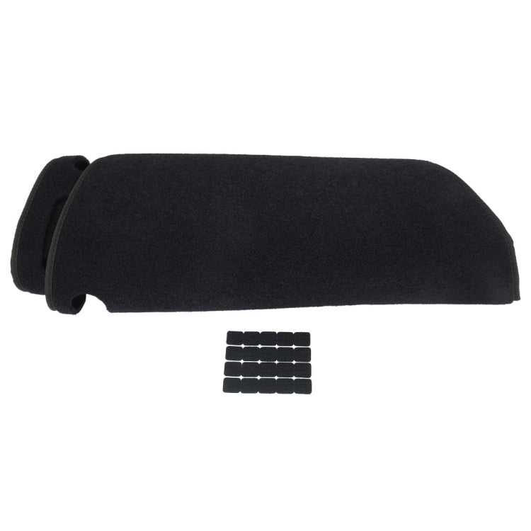 Left-hand Drive Car Light Instrument Panel Sunscreen Dashboard Mats Cover for Kia K2, Please Note Model and Year(Black) by buy2fix