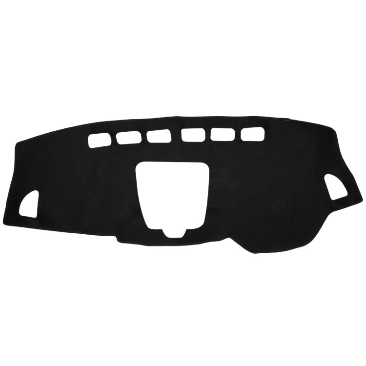 Left-hand Drive Car Light Instrument Panel Sunscreen Dark Mats Cover for Venucia B50 / R50(Black) by buy2fix