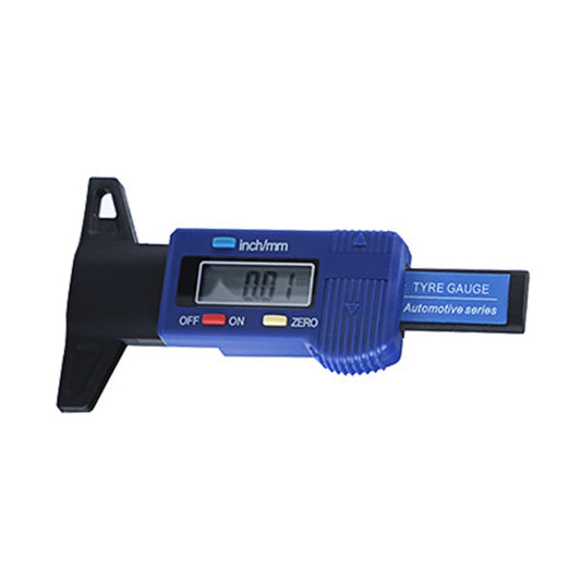 0-25mm Electronic Digital Tread Plan Refinding Rounds Refinding Outcome Exists Tread Tablets Type Gauge Depth Vernier Caliper Measuring Tools(Blue) - Electronic Test by buy2fix | Online Shopping UK | buy2fix