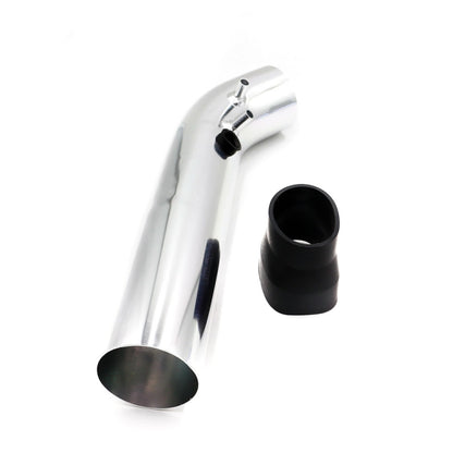 Universal  Air Intakes Short Cold Racing Aluminium Air Intake Pipe Hose with Cone Filter Kit System(Silver) - Air Intake System by buy2fix | Online Shopping UK | buy2fix