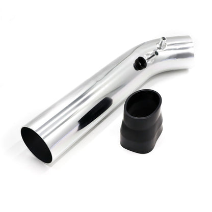 Universal  Air Intakes Short Cold Racing Aluminium Air Intake Pipe Hose with Cone Filter Kit System(Silver) - Air Intake System by buy2fix | Online Shopping UK | buy2fix