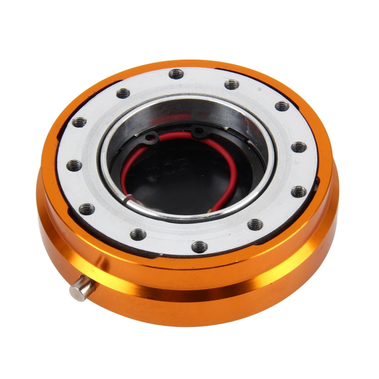 Universal Billet Aluminum Thin Version Auto Steering Wheel Quick Release Kit with Security Lock for Modified and Racing Car by buy2fix