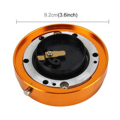 Universal Billet Aluminum Thin Version Auto Steering Wheel Quick Release Kit with Security Lock for Modified and Racing Car by buy2fix