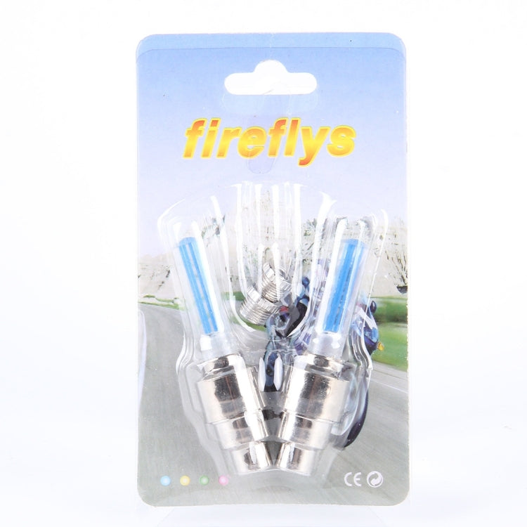 2 PCS Wheel Tyre Lamp With Battery for Car / Motorbike / Bike(Blue Light) by buy2fix