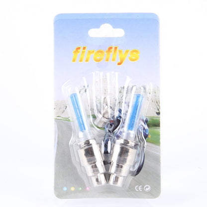 2 PCS Wheel Tyre Lamp With Battery for Car / Motorbike / Bike(Blue Light) by buy2fix