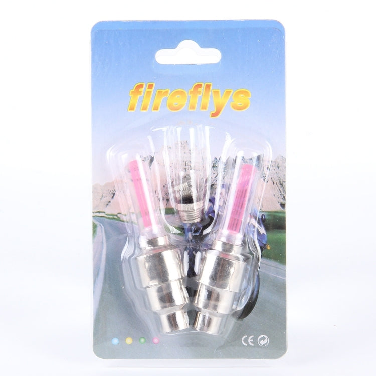 2 PCS Wheel Tyre Lamp With Battery for Car / Motorbike / Bike(Red Light) by buy2fix