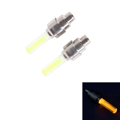 2 PCS Wheel Tyre Lamp With Battery for Car / Motorbike / Bike(Yellow Light) by buy2fix