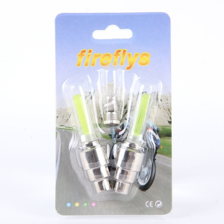 2 PCS Wheel Tyre Lamp With Battery for Car / Motorbike / Bike(Yellow Light) by buy2fix