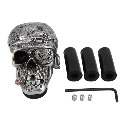 Universal Skull Car Gear Shift Knob Modified Car Gear Shift Knob Auto Transmission Shift Lever Knob Gear Knobs by buy2fix