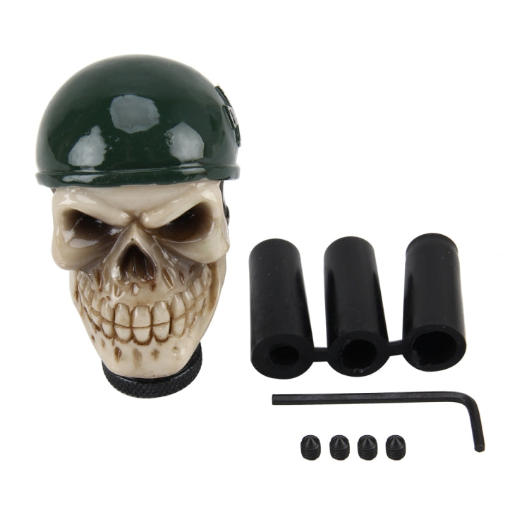 Universal Skull With A Hat Shape Car Gear Shift Knob Modified Car Gear Shift Knob Auto Transmission Shift Lever Knob Resin Gear Knobs by buy2fix