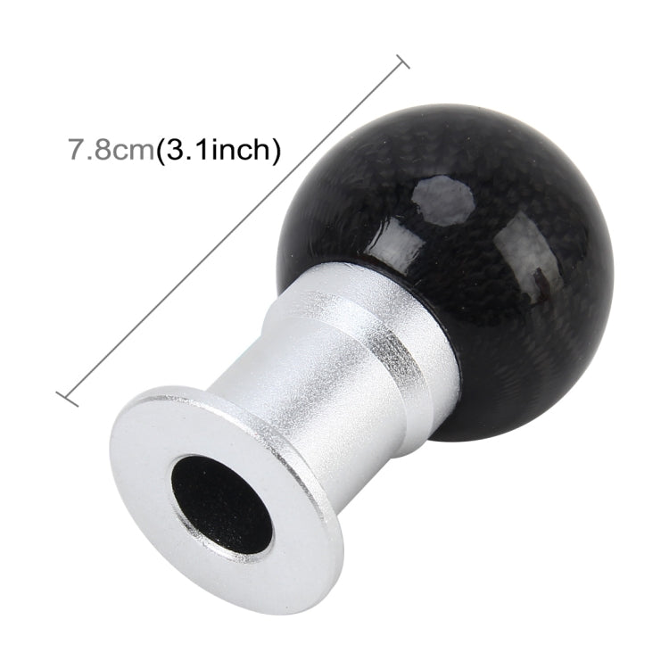 Universal Ball Shape Car Gear Shift Knob Modified Car Gear Shift Knob Auto Transmission Shift Lever Knob Carbon Lead Gear Knobs by buy2fix