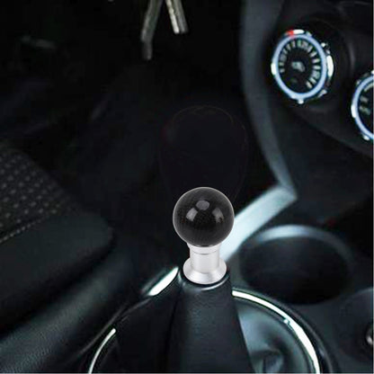 Universal Ball Shape Car Gear Shift Knob Modified Car Gear Shift Knob Auto Transmission Shift Lever Knob Carbon Lead Gear Knobs by buy2fix