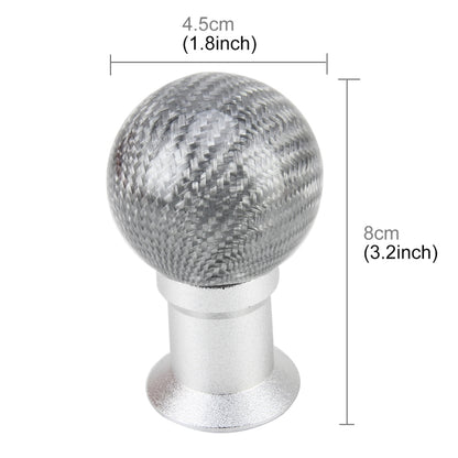 Universal Ball Shape Car Gear Shift Knob Modified Car Gear Shift Knob Auto Transmission Shift Lever Knob Carbon Lead Gear Knobs by buy2fix