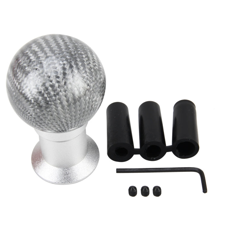 Universal Ball Shape Car Gear Shift Knob Modified Car Gear Shift Knob Auto Transmission Shift Lever Knob Carbon Lead Gear Knobs by buy2fix