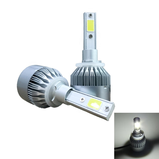 2pcs 880/881 18W 1800LM 6000K Waterproof IP68 Car Auto LED Headlight with 2 COB LED Lamps, DC 9-36V(White Light) - LED Headlamps by buy2fix | Online Shopping UK | buy2fix