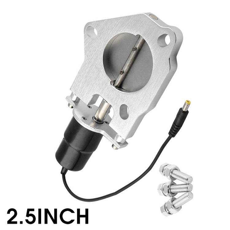 Universal Car 2.5 inch Stainless Steel Racing Electric Exhaust Cutout Valves Control Motor Kit - Exhaust Pipes by buy2fix | Online Shopping UK | buy2fix