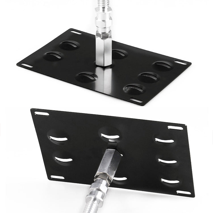 Car Front Bumper Tow Hook License Plate Mounting Bracket Holder for Audi A4 - License Plate Covers & Frames by buy2fix | Online Shopping UK | buy2fix