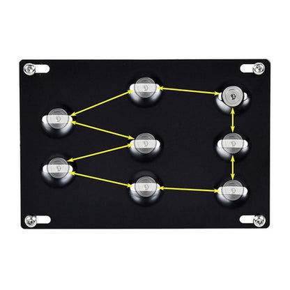 Car Front Bumper Tow Hook License Plate Mounting Bracket Holder for Toyota Yaris by buy2fix