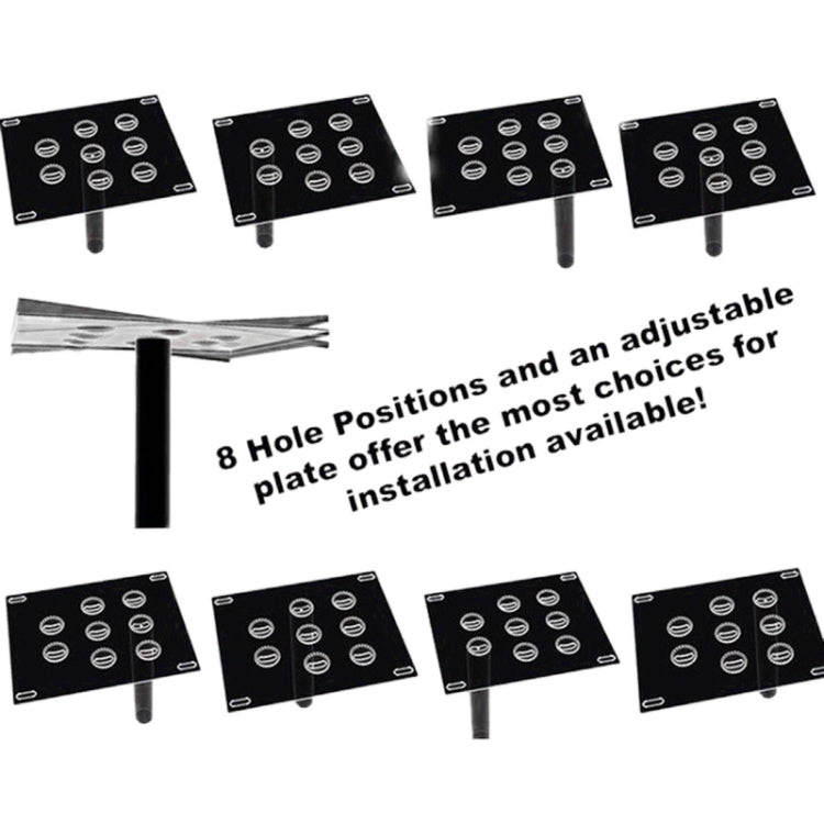 Car Front Bumper Tow Hook License Plate Mounting Bracket Holder for Toyota Yaris by buy2fix