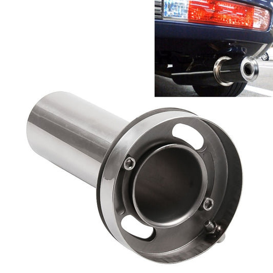4 inch Universal Car 304 Stainless Steel Exhaust Pipe Muffler Adjustable Tail Muffler Tip - Exhaust Pipes by buy2fix | Online Shopping UK | buy2fix