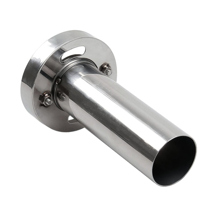 4 inch Universal Car 304 Stainless Steel Exhaust Pipe Muffler Adjustable Tail Muffler Tip - Exhaust Pipes by buy2fix | Online Shopping UK | buy2fix