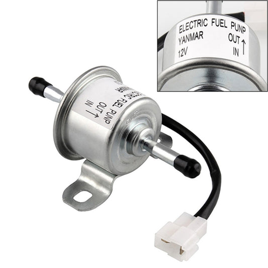 Car 90L/H In-Line Injection Fuel Pump External Electric Fuel Pump Flow 129612-52100 for Yanmar 4TNV88 Hitachi Mini Excavator - Engine Fittings by buy2fix | Online Shopping UK | buy2fix