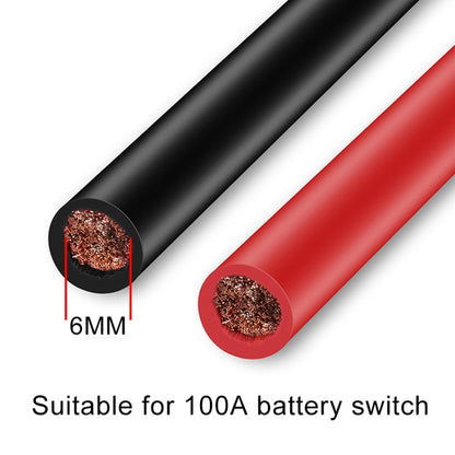 8 AWG Battery Switch Connecting Cable for Car / Motorcycle / Ocean Liner - Booster Cable & Clip by buy2fix | Online Shopping UK | buy2fix
