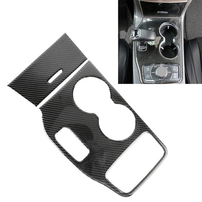 2 PCS Car Water Cup Panel Carbon Fiber Decorative Sticker for Jeep Grand Cherokee 2014-2015 by buy2fix