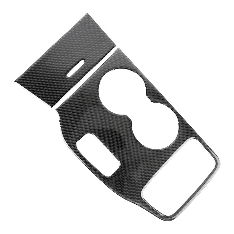 2 PCS Car Water Cup Panel Carbon Fiber Decorative Sticker for Jeep Grand Cherokee 2014-2015 by buy2fix