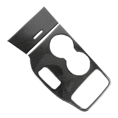 2 PCS Car Water Cup Panel Carbon Fiber Decorative Sticker for Jeep Grand Cherokee 2014-2015 by buy2fix