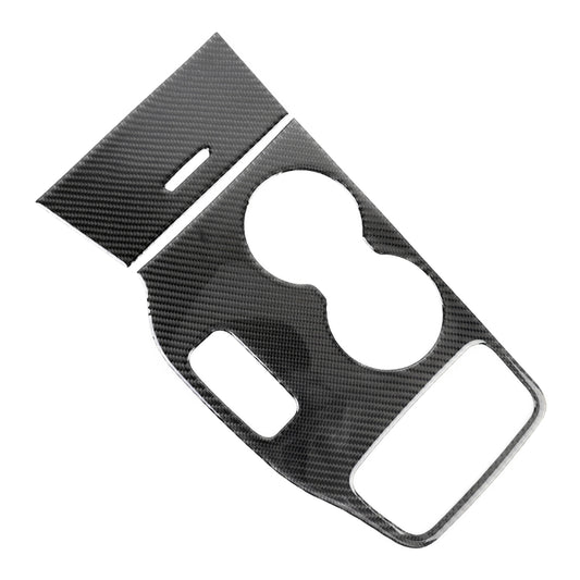 2 PCS Car Water Cup Panel Carbon Fiber Decorative Sticker for Jeep Grand Cherokee 2014-2015 by buy2fix