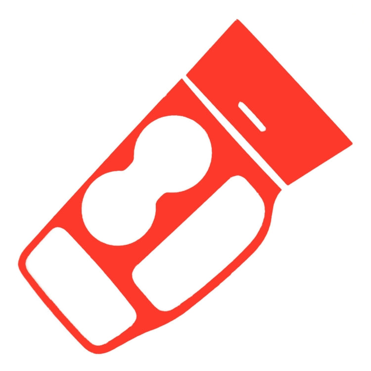 2 PCS Car Water Cup Panel Carbon Fiber Decorative Sticker for Jeep Grand Cherokee 2014-2015 by buy2fix