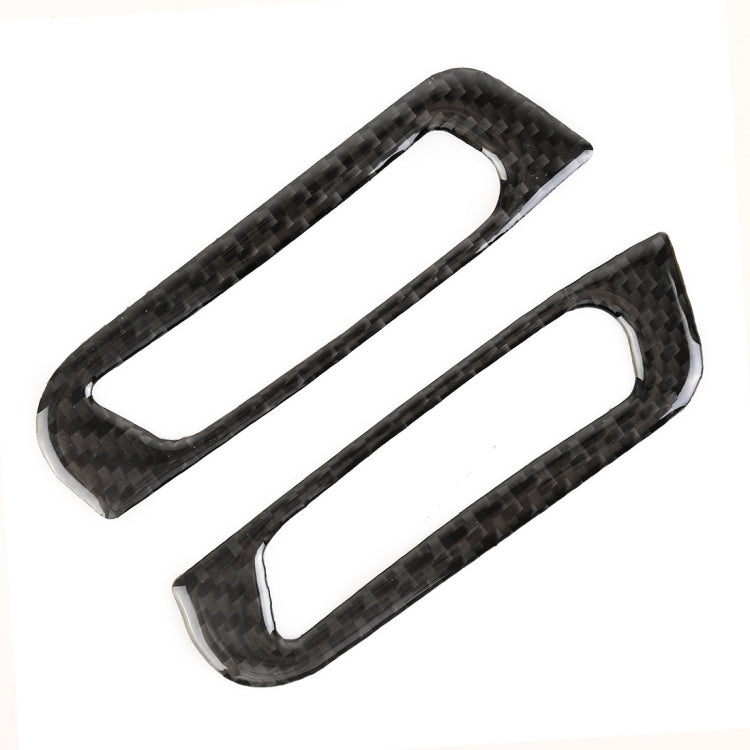 2 PCS Car A Column Air Outlet Carbon Fiber Decorative Sticker for Jeep Grand Cherokee 2011-2018 by buy2fix