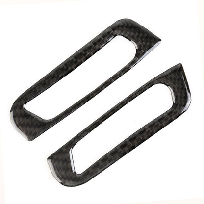 2 PCS Car A Column Air Outlet Carbon Fiber Decorative Sticker for Jeep Grand Cherokee 2011-2018 by buy2fix
