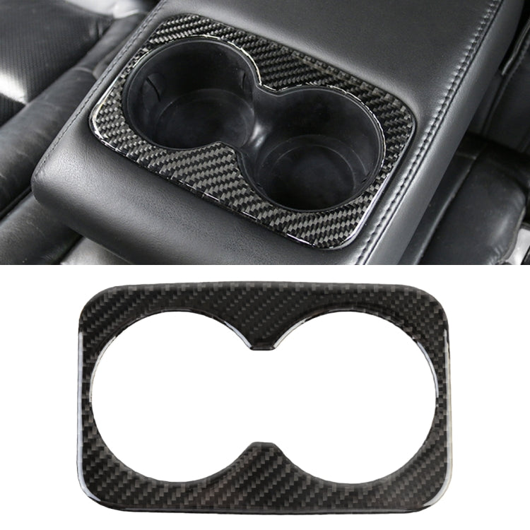 Car Water Cup Carbon Fiber Decorative Sticker for Jeep Grand Cherokee 2011-2018 by buy2fix