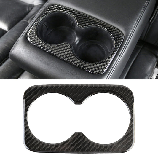 Car Water Cup Carbon Fiber Decorative Sticker for Jeep Grand Cherokee 2011-2018 by buy2fix