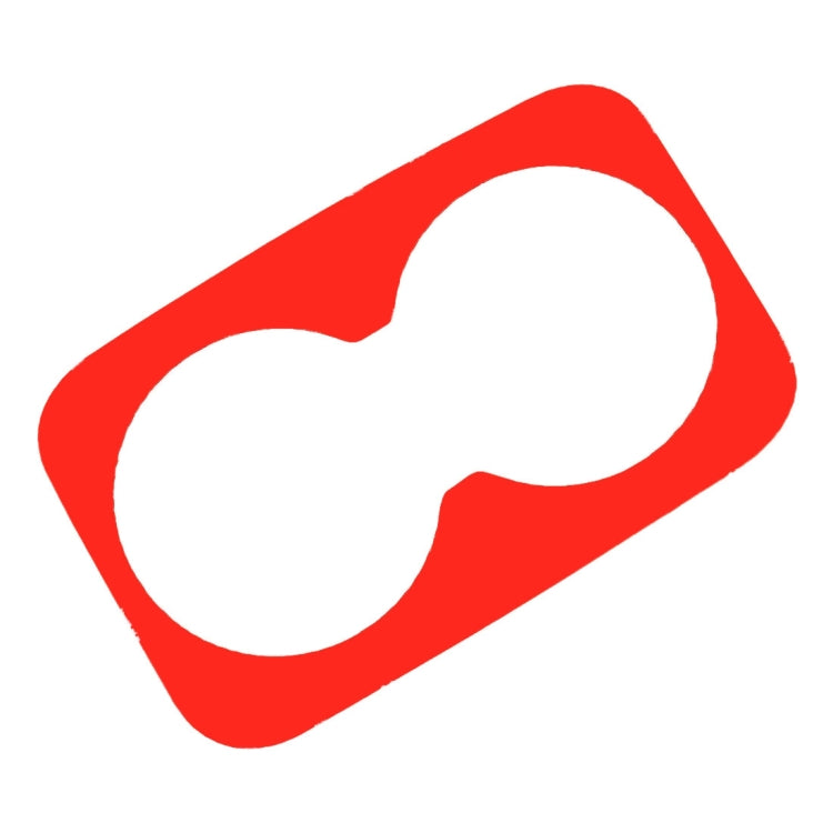 Car Water Cup Carbon Fiber Decorative Sticker for Jeep Grand Cherokee 2011-2018 by buy2fix