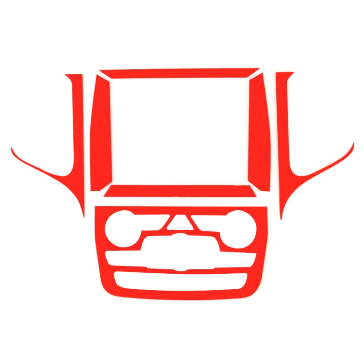 Car Central Control Navigation Carbon Fiber Decorative Sticker for Jeep Grand Cherokee 2011-2017 by buy2fix