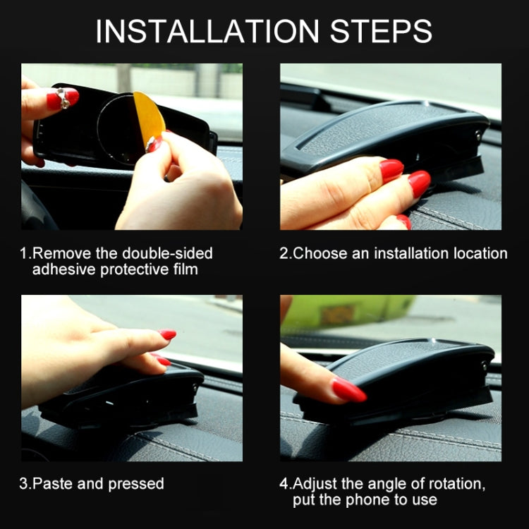 B-15 Stone Pattern Car Mount Phone Holder for 4-6.5 inch Phones by buy2fix