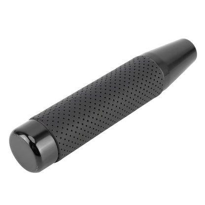 Metal Leather Long Column Car Shift Knob, Size: 18x3.3cm (Black) by buy2fix