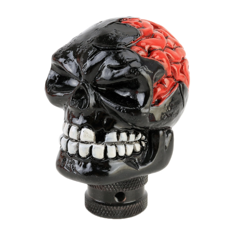 Universal Skull Head Shape Manual or Automatic Gear Shift Knob, Size: 8.7x5.5cm (Black) by buy2fix