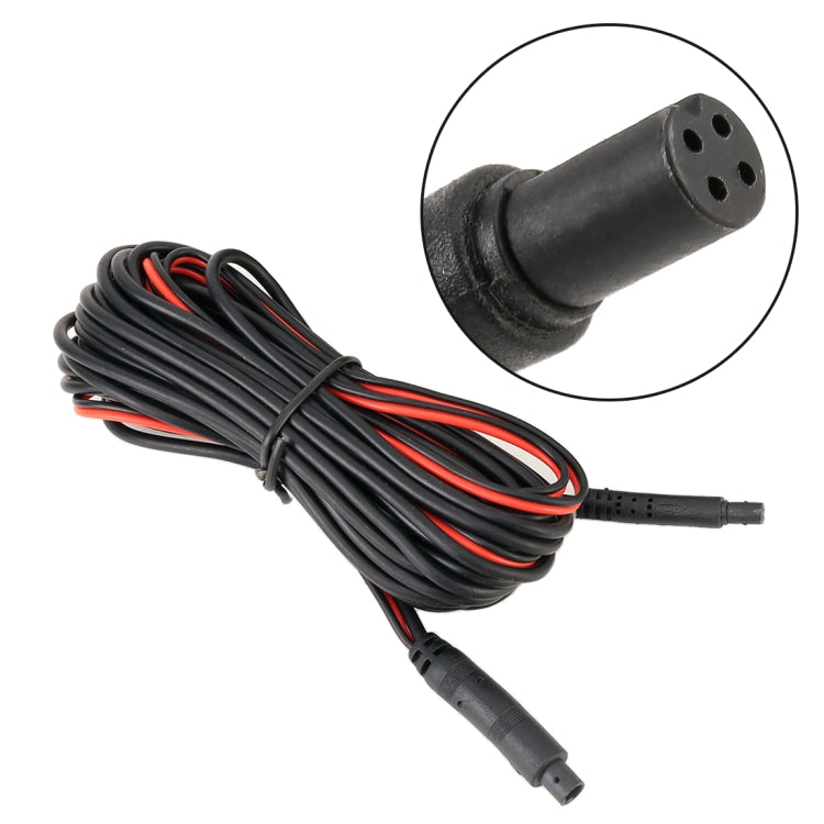 10m Universal Car 4P Reversing Camera Extension Cord Rearview Mirror Vehicle Traveling Data Recorder Video Conversion without Plug by buy2fix